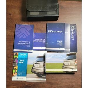 2018 Subaru Owner's Manual and Guides Complete Set For 2018 Subaru Forester